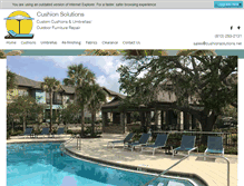 Tablet Screenshot of cushionsolutions.net